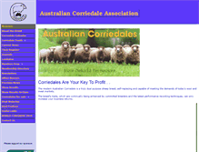 Tablet Screenshot of corriedale.org.au